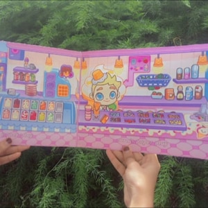 Printable Toca Boca Icecream Shop/ Toca Boca Paper Craft / Paper Doll House / Quiet Book / Paper Quiet Book / pdf  /activities to do at home