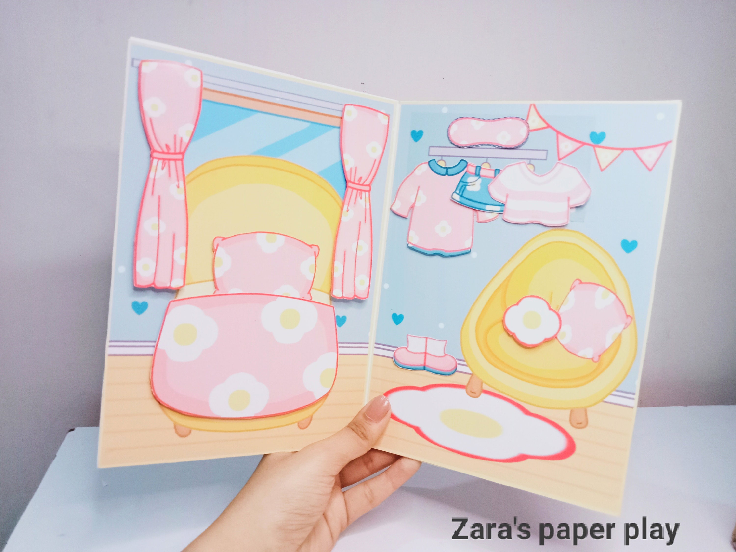 Printable Toca Boca House / Toca Boca Paper Craft / Paper Doll House ...
