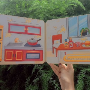 Printable Toca Boca House / Toca Boca Paper Craft / Paper Doll House / Quiet Book / Paper Quiet Book / pdf file / activities to do at home