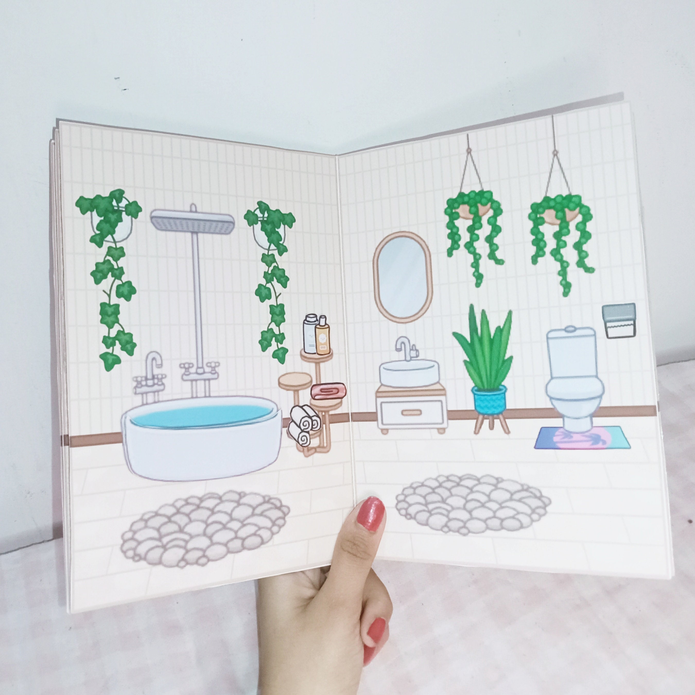 Toca Boca Haus zum selbst ausdrucken / Toca Boca Papier Handwerk