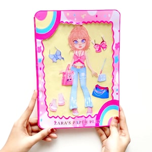 Printable Paper Doll Dress-Up: Quiet Book Activity (PDF Download)