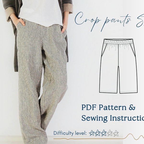 Baggy Pants Pattern - Etsy