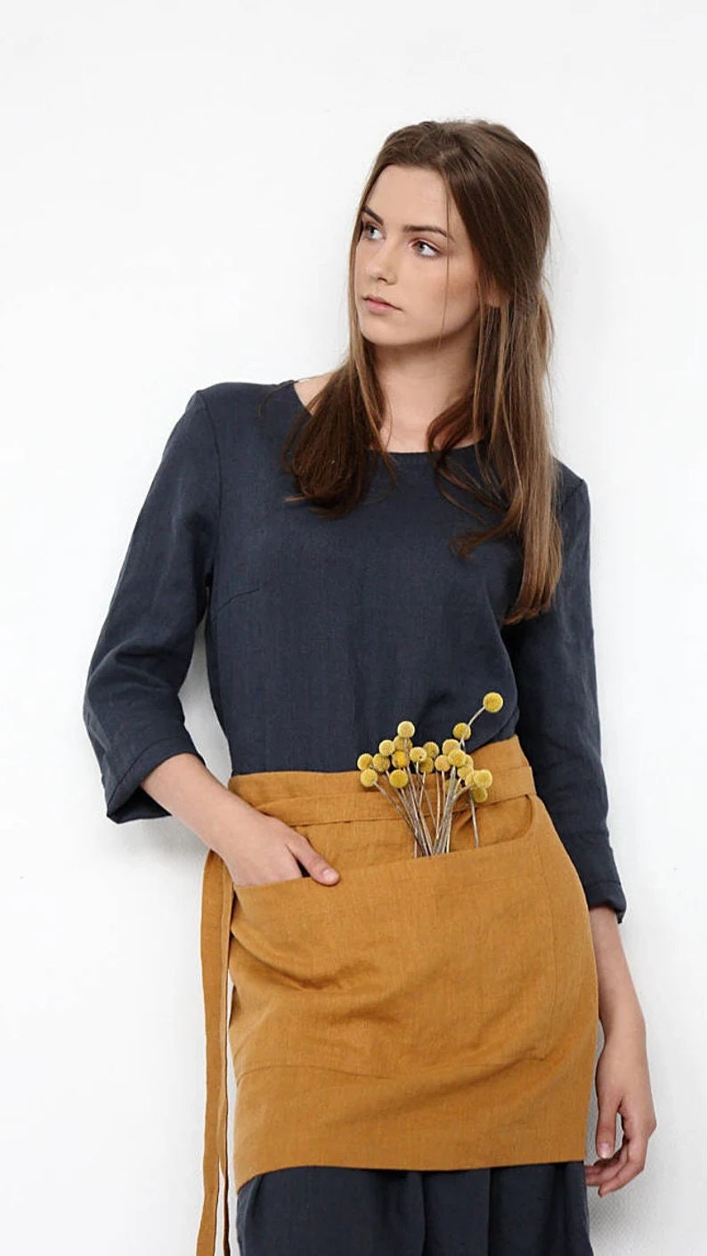 Half Apron Sewing Pattern. A4 PDF Sewing Pattern. Waist Apron Sewing