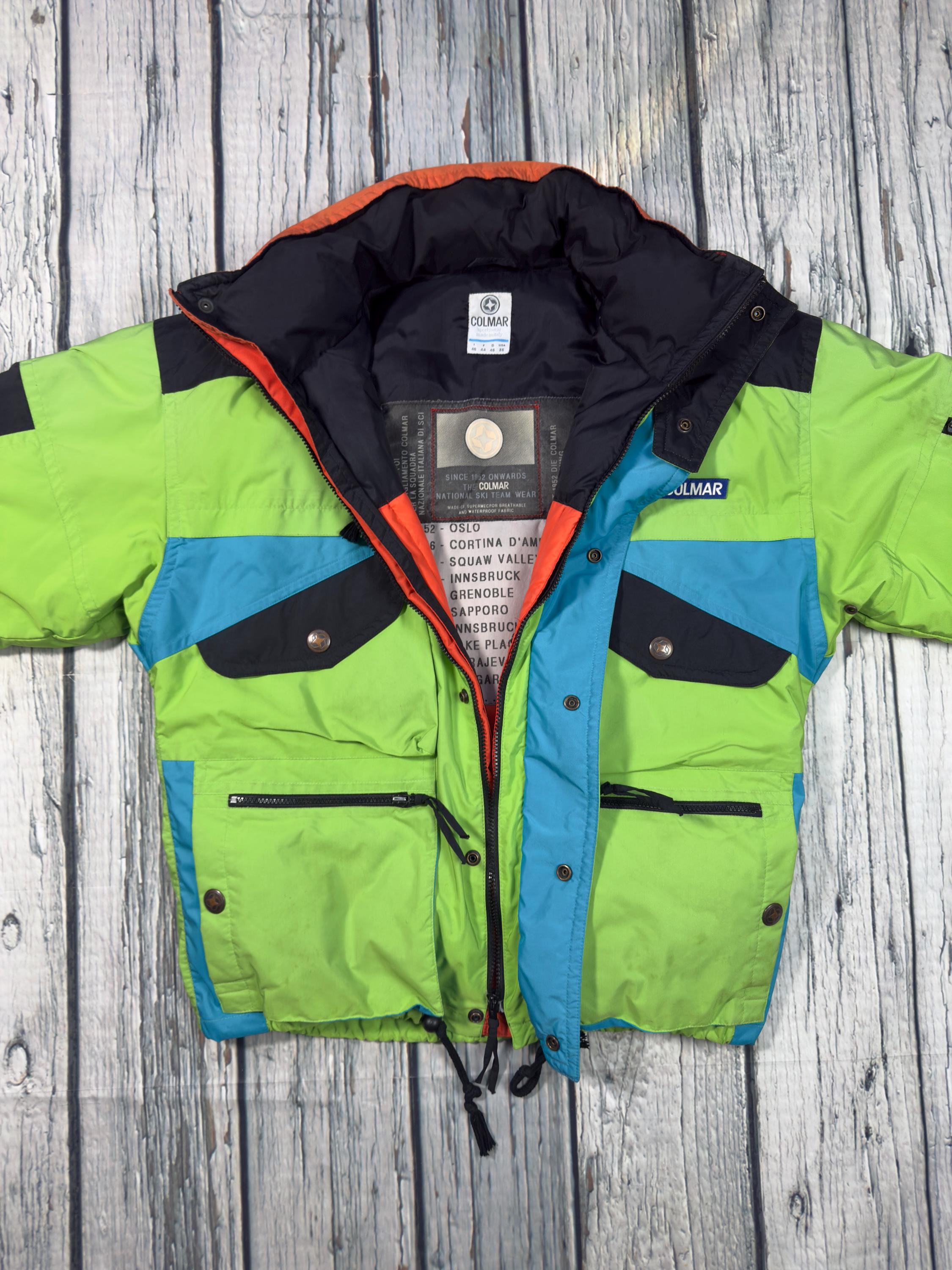 Vintage COLMAR Ski Jacket: 90s Italian Retro Sportswear (M) - Etsy