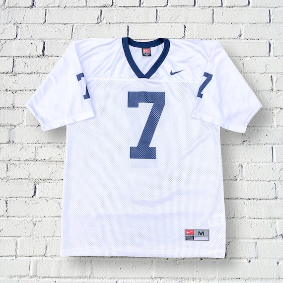 Vintage Jersey NFL Nike 90s Jersey Nike Medium American Football Shirt 90s Oversized Jersey Mesh White Jersey Nike Pre owned VTG 7 Blue Etsy Canada