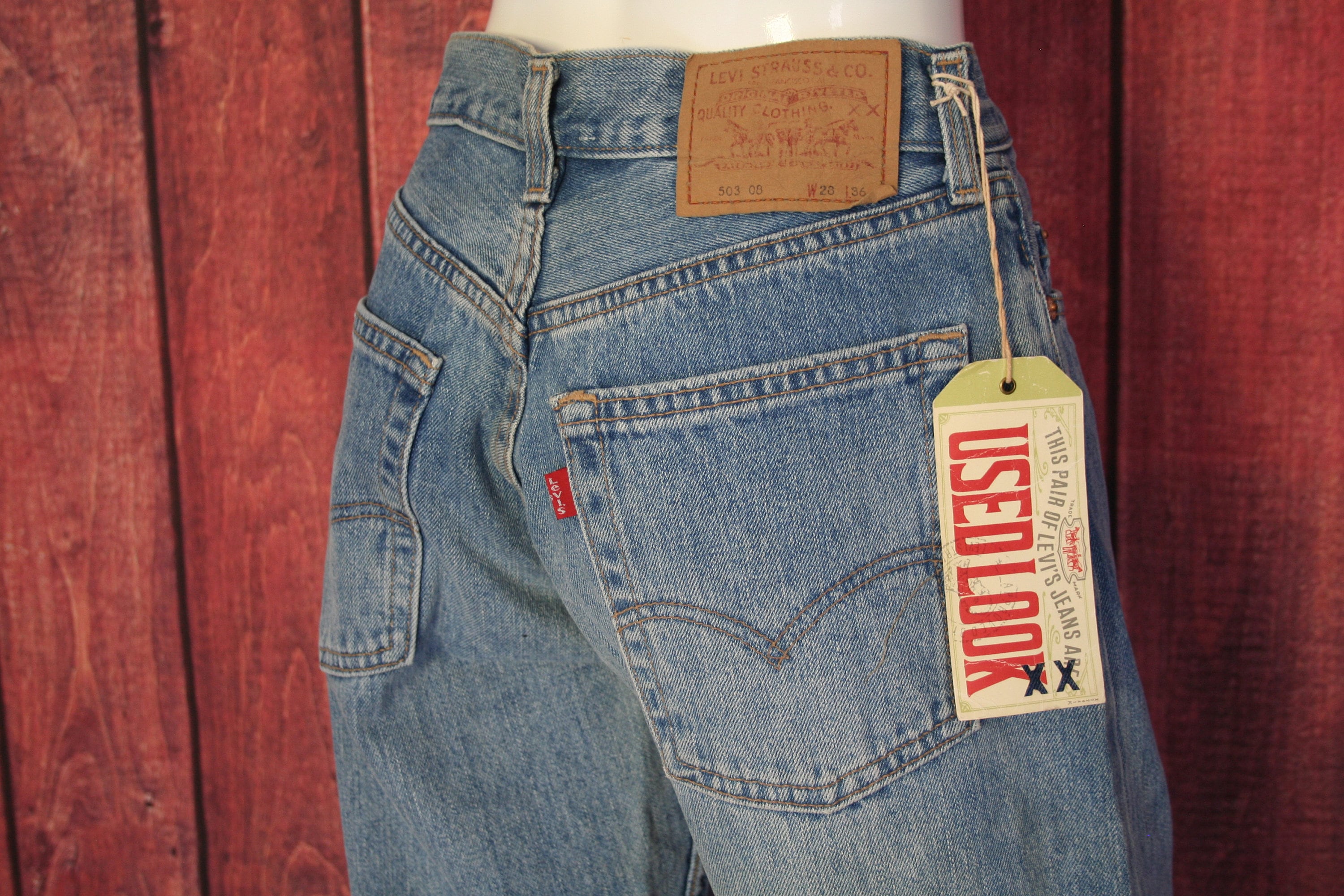 Vintage Levi's 503 XX Jeans 90s High Waisted Jeans