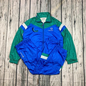 Vintage Tracksuit Sergio Tacchini 90s Sportswear Complete Set