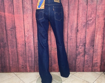 Beautiful ,vintage Levis 646 Bell Bottom W28 W29 L33,low Rise W30