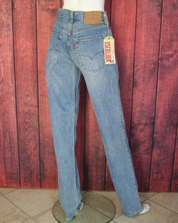 Vintage Levi's 503 XX Jeans: 90s High Waisted Stonewashed Denim
