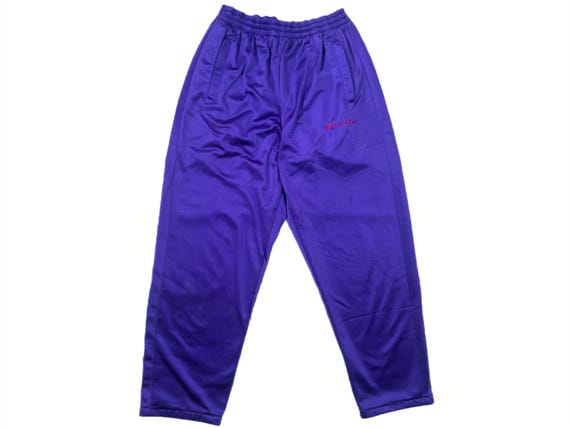 Lotto, Vintage Lotto 80s Purple Track Pants - Women's Unisex Sportswear