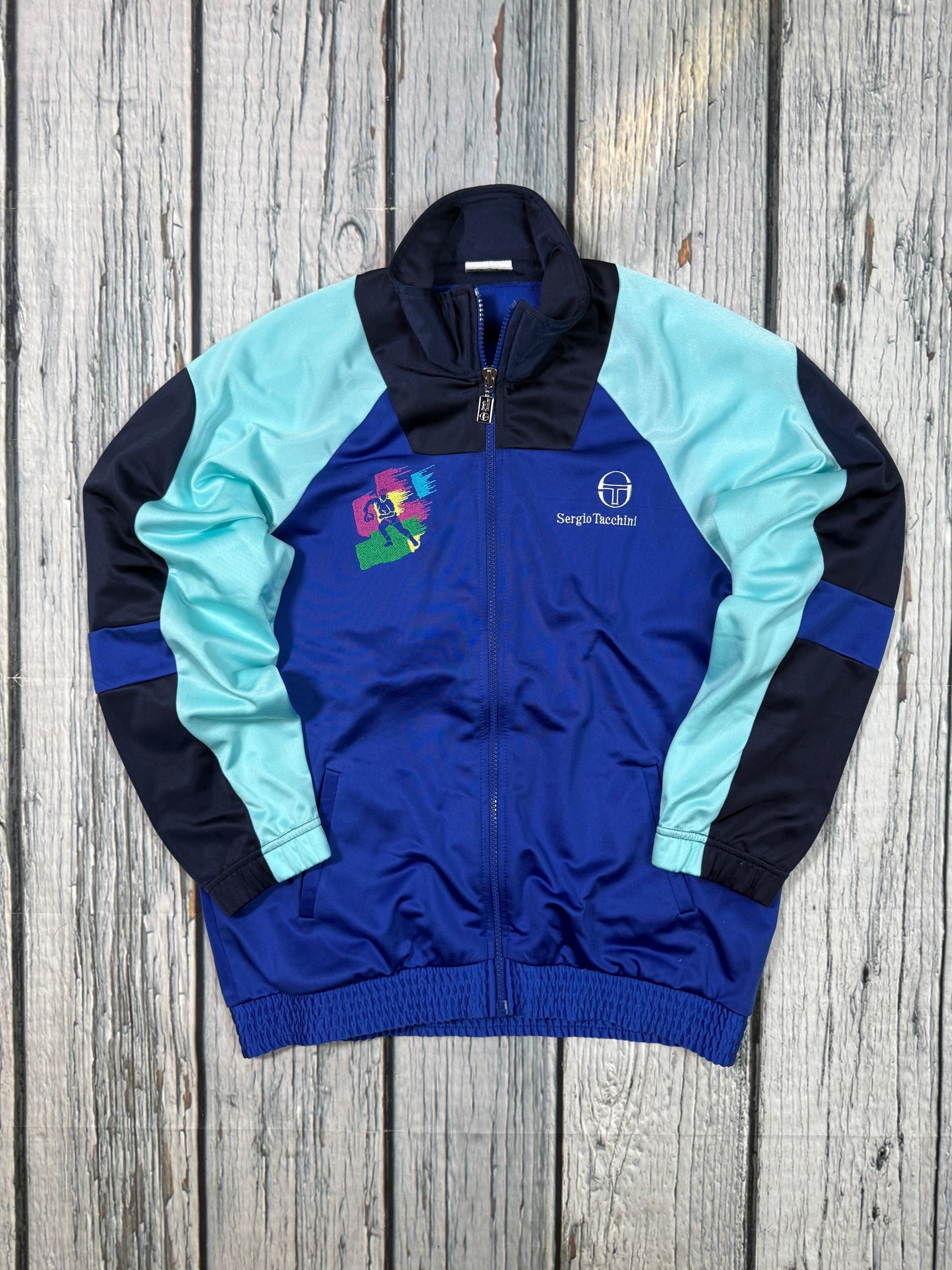 Vintage Sergio Tacchini 90s Tracksuit - Sportswear Geometric