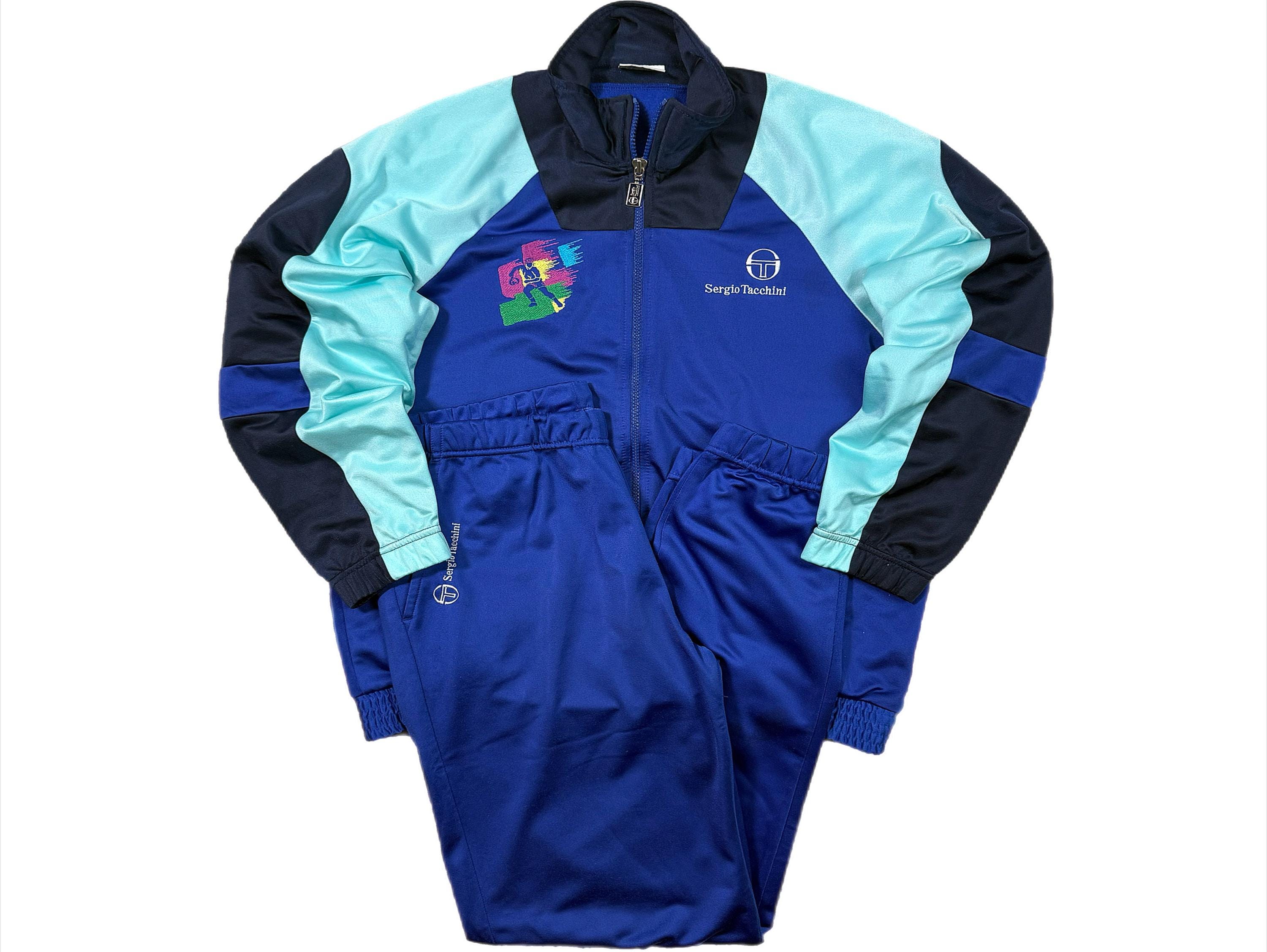 Vintage Sergio Tacchini 90s Tracksuit - Sportswear Geometric
