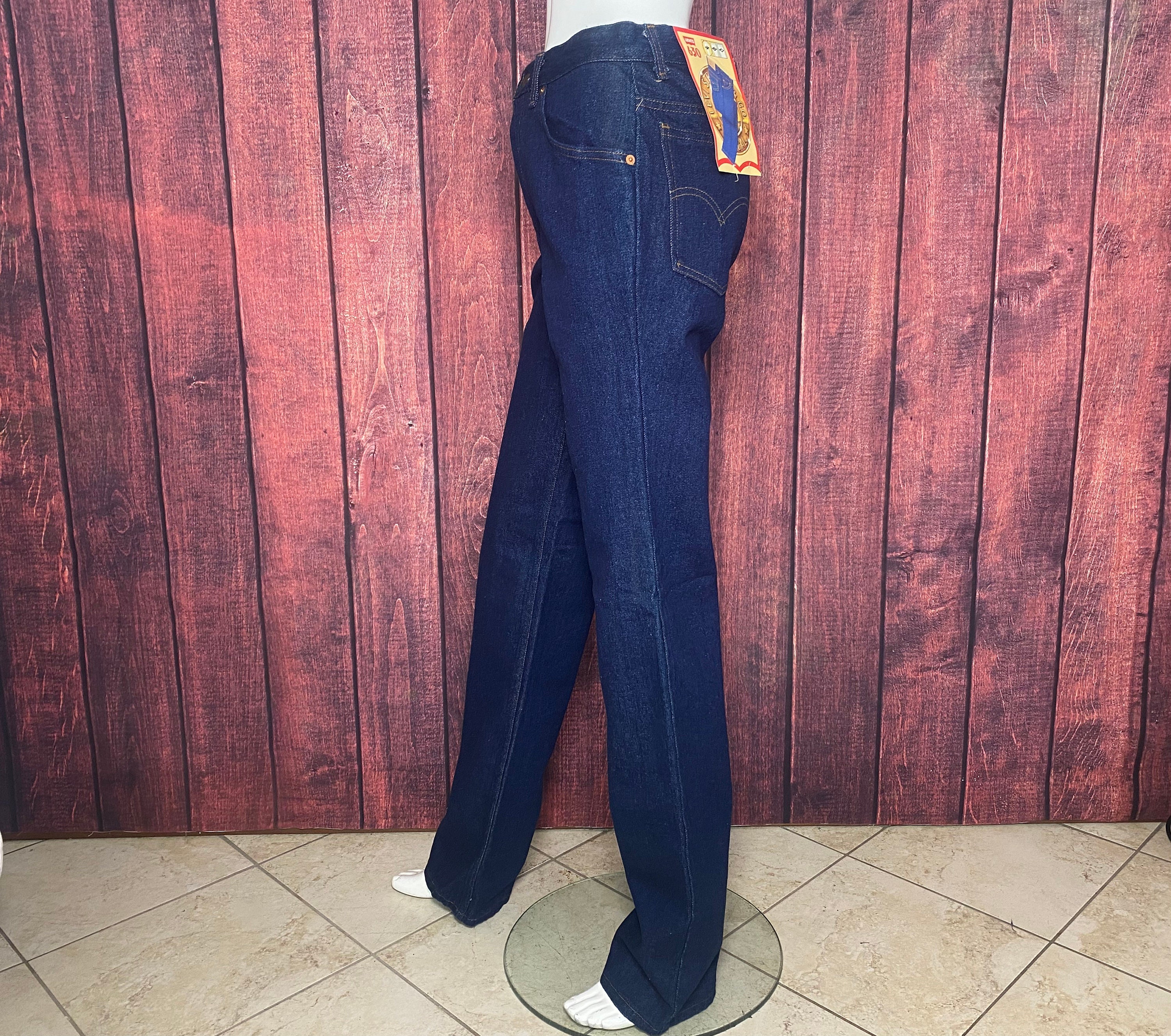 Vintage Levi's 630 Jeans: 80s High Waisted Slim Fit Denim (30x36