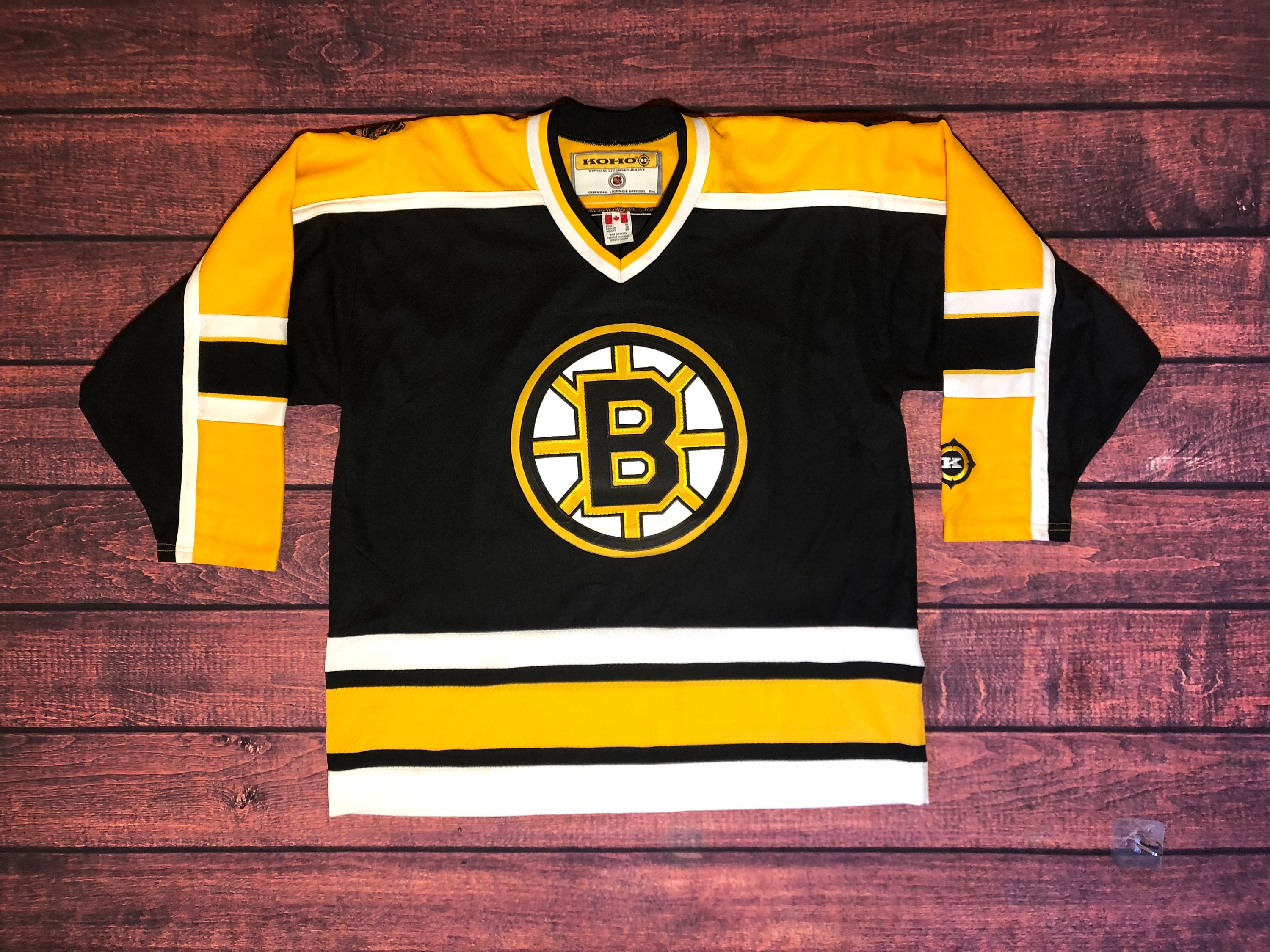 Boston Bruins Youth 100th Anniversary Premier Jersey - White