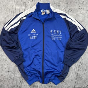 90s 80s Adidas One World Track Jacket S / M Ptp 54 Cm