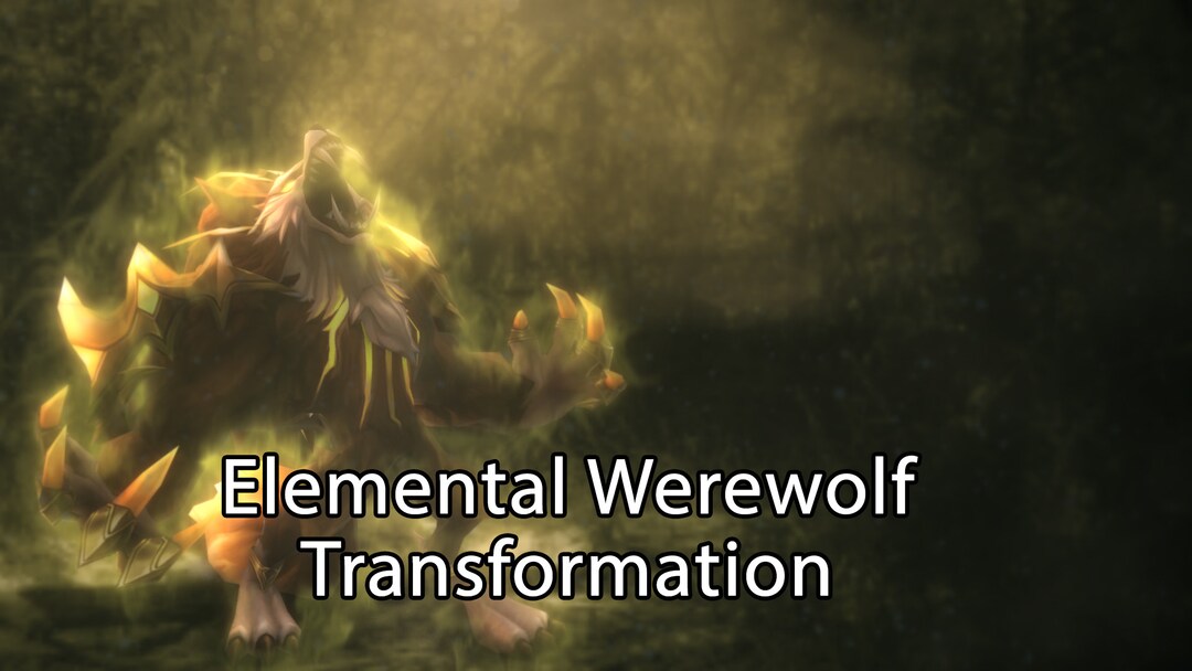 Elemental Werewolf Transformation Hybrid Werewolf Types Etsy