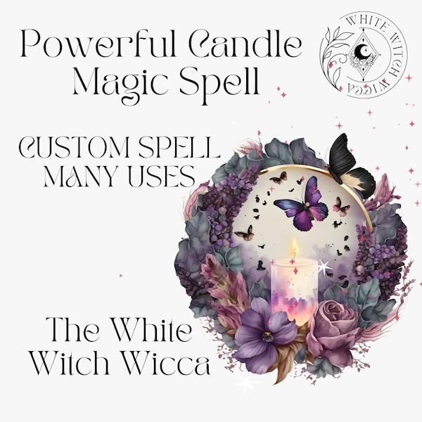 Custom Candle Magic Spell - Multiple Uses bespoke spell for your needs/wish