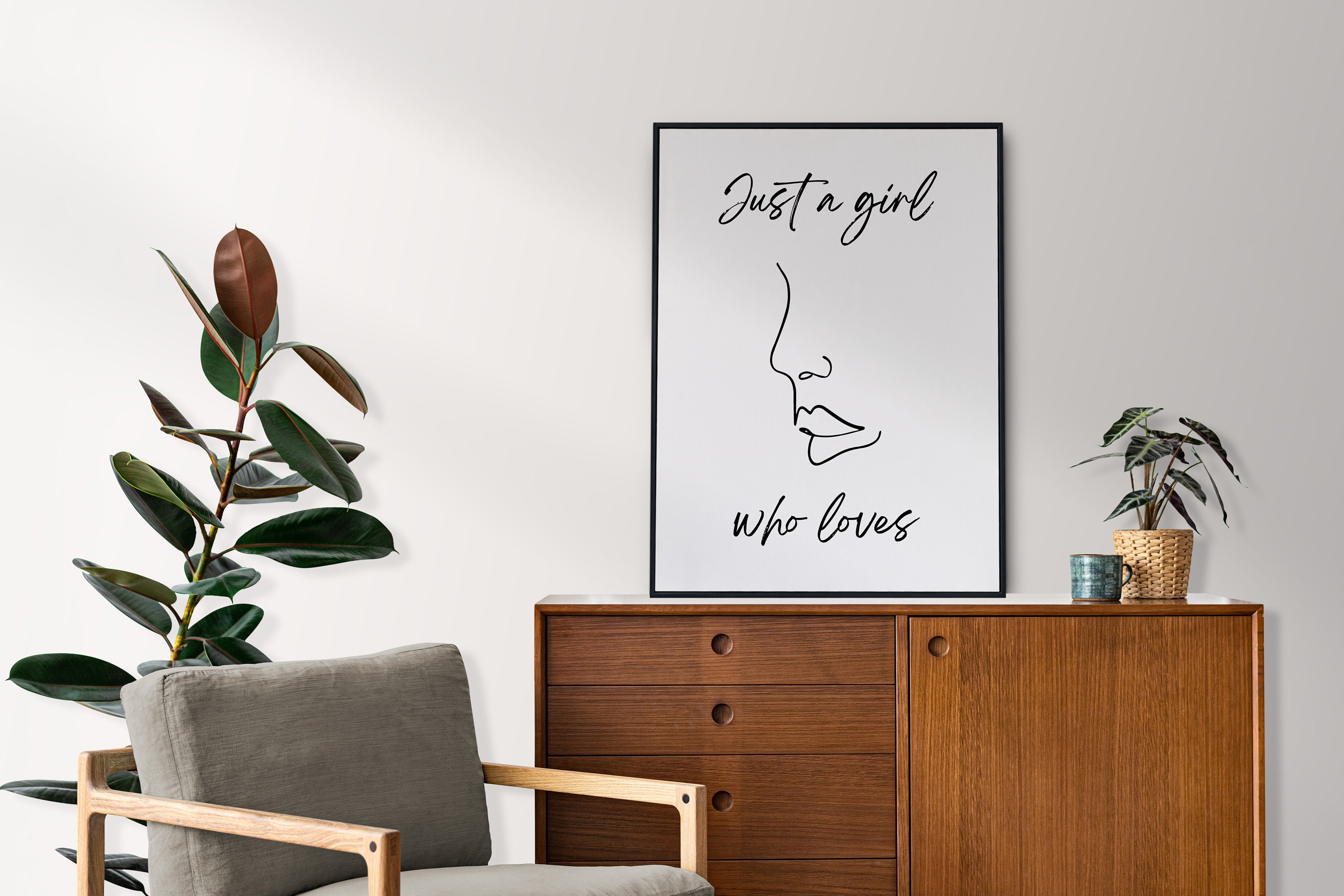 Female Line Drawing Female Line Drawing Line Drawing on Etsy