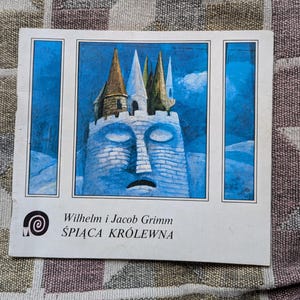 1986 European legends Legendy Vintage Fairytale Children Book in Polish grimm brothers  Wiktor Sadowski poczytaj mi mamo illustration poster
