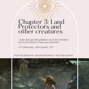 May include: A painting depicting a woman in a white dress, partially submerged in a dark, turbulent body of water. The woman's arms are outstretched, as if she is reaching for help. The painting is titled "Świtezianka" and was created by Kazimierz Alchimowicz in 1900.