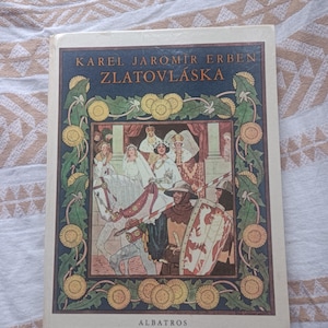 1969 Zlatovlaska Goldenhair livre pour enfants tchèque contes folkloriques bohème tchèque erben scheiner contes de fées légendes illustrations culture cadeaux