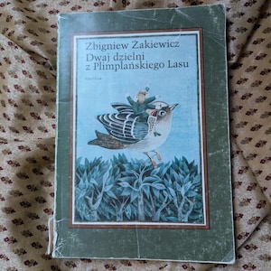 1981Zbigniew Żakieeicz Dwaj dzielni z Plimplianskiego lasu Vintage Retro Polish Children Book - Poland Illustrations: Gaudasińska
