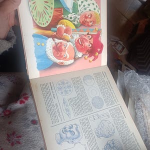 Wie man Ausschnitte russischer DIY Tiere Bastelbogen bastelt Handarbeitsbuch Pappe Papier DDR-Muster upcycle tiere german art