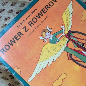 1976 Polish fairytales &quot;Rower z Rowerowa&quot; of Poland - bajka polska Kern Kazimierz vintage children&#39;s book illustrator: Tomasz Borowski