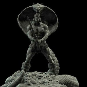 Conan der Barbar 3D-Modell STL-Datei | Digitaler Download