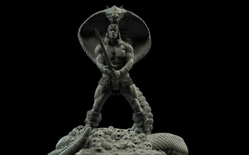 Conan the Barbarian 3D Model STL File | Digital Download image 1