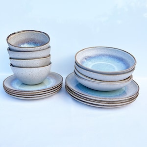 Handmade Portuguese Dinnerware set for 4 people