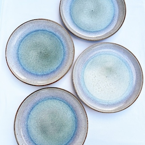 Dinner plates set of 4 Portuguese Ceramics Handmade