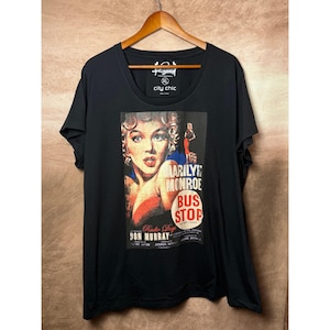 Marilyn Monroe Bus Stop Shirt Vintage Movie Poster Tee XL Rare Hollywood Legend