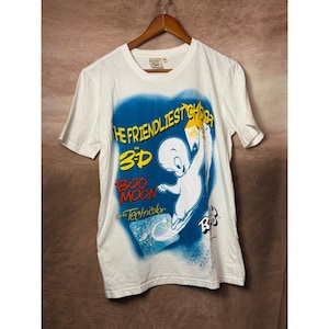 Casper the Friendly Ghost Shirt Boo Moon 3D Tee Size M NWT