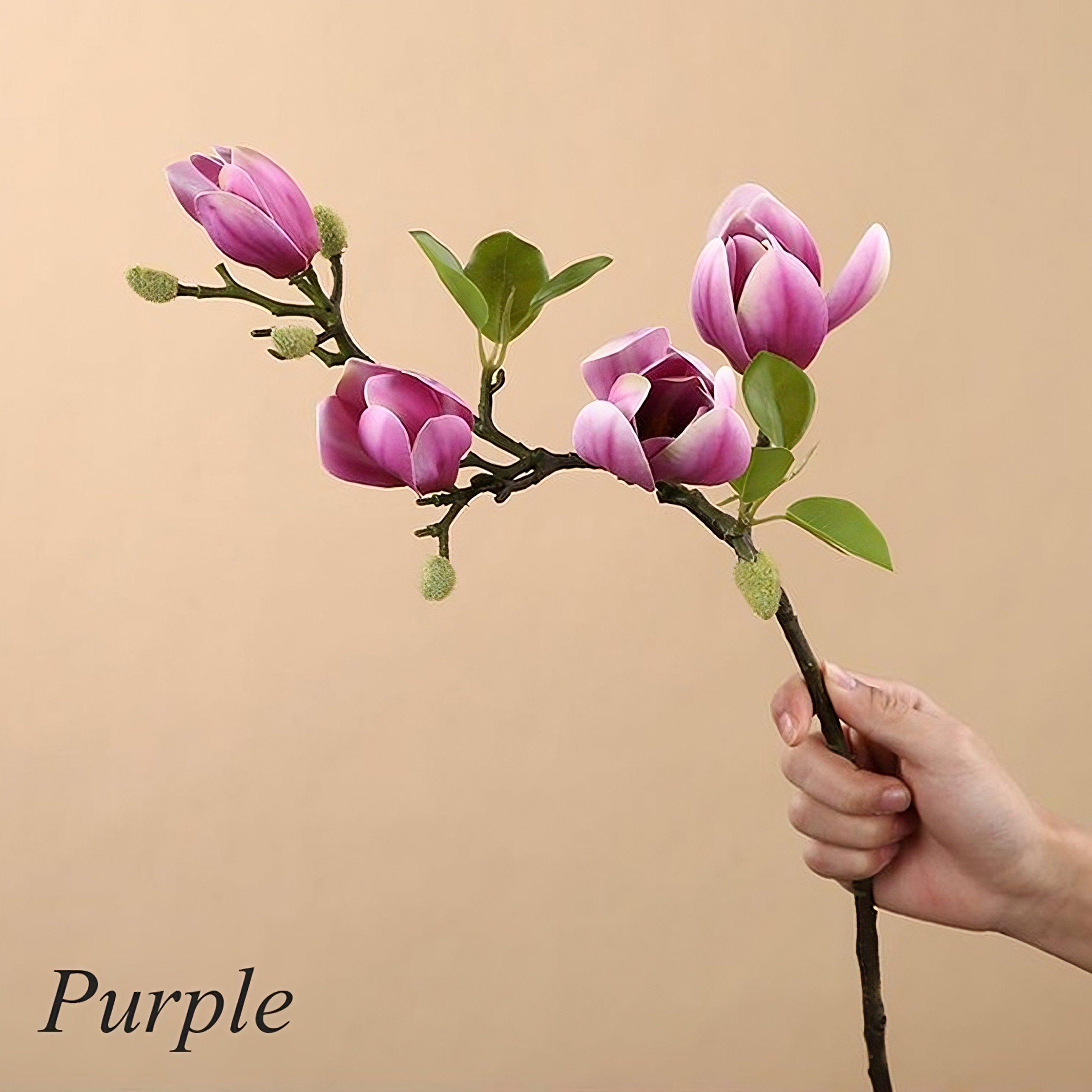 Artificial Magnolia Flower Magnolia Silk Flowers Handmade Etsy