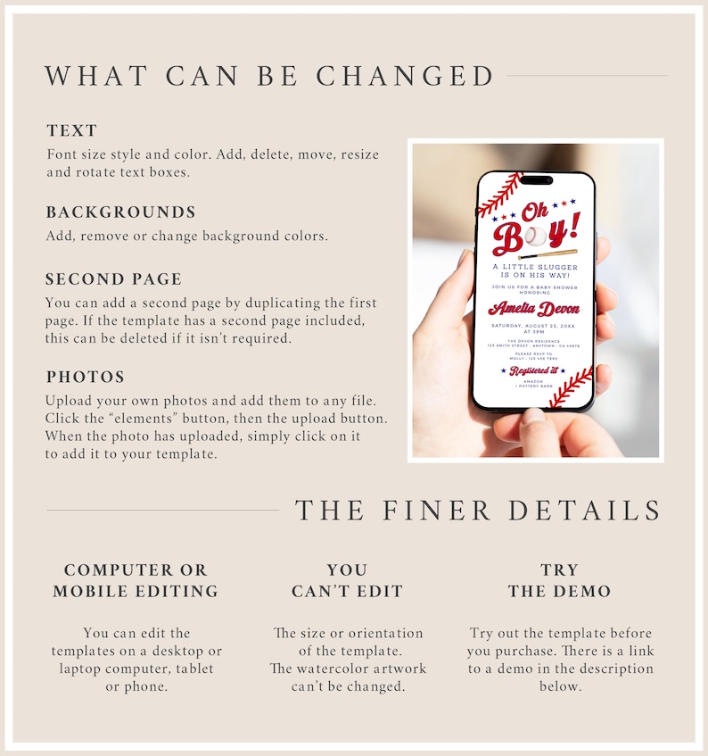 Baseball Baby Shower Invitation Digital Little Slugger Baby Shower