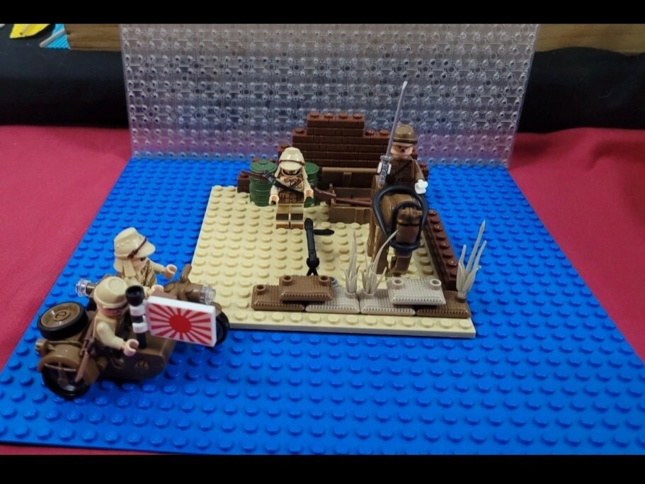 Hayadx 4 pièces BattleField SWAT militaire soldat Mission figurines jouets  compatibles avec Lego brique cadeau