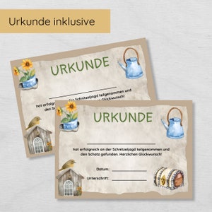 Outdoor Schnitzeljagd Urkunde