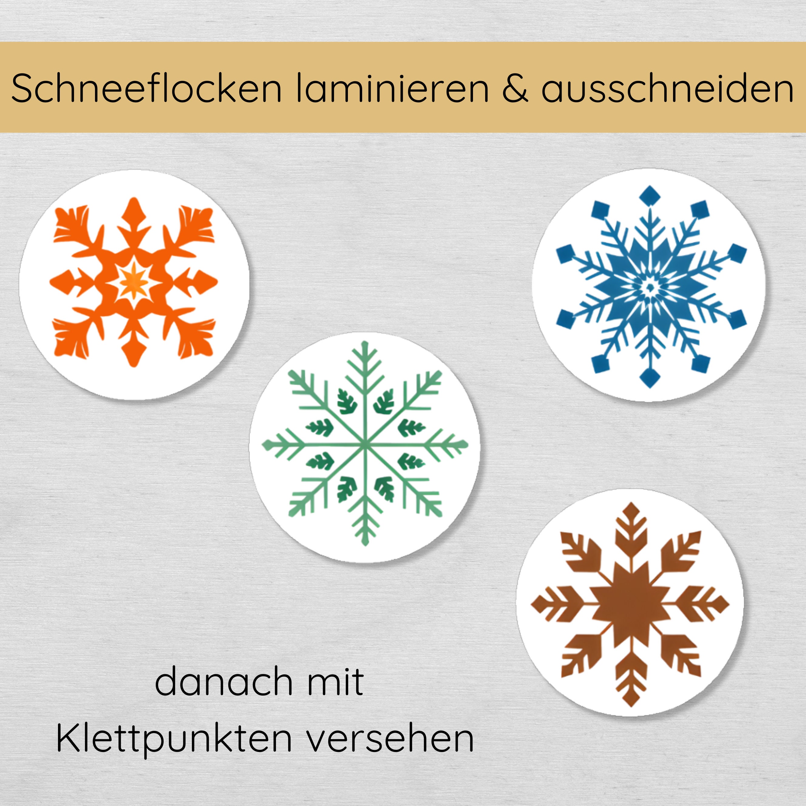 Snowflake Sorting Game for Children to Print, Learn Colors and Shapes ...