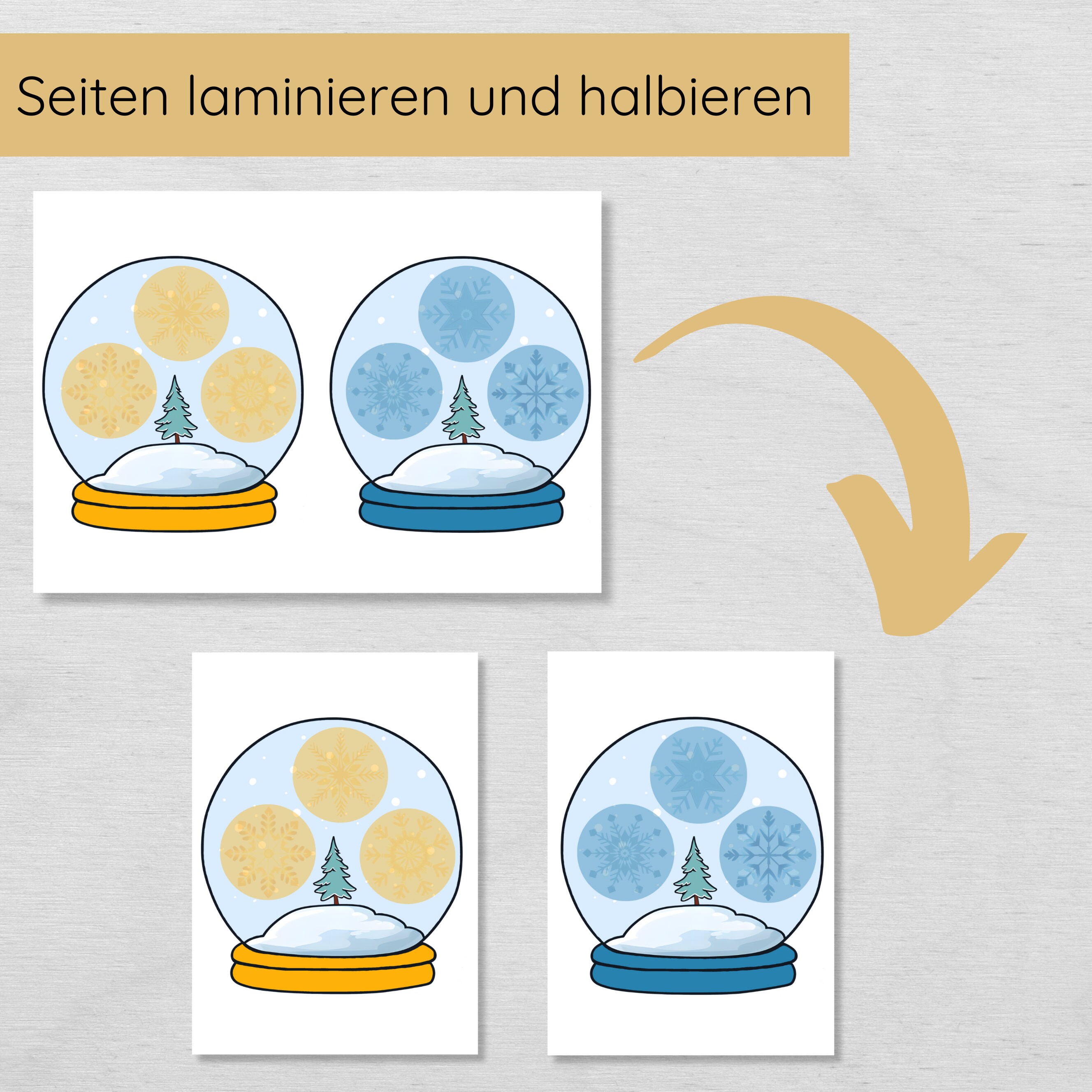 Snowflake Sorting Game for Children to Print, Learn Colors and Shapes ...