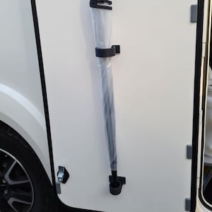 Umbrella holder for caravan/motorhome | with drip tray