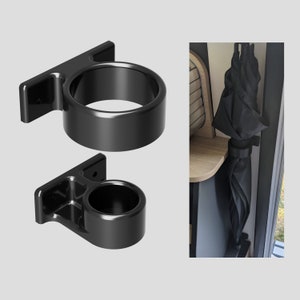 Umbrella holder for caravan/motorhome | with drip tray