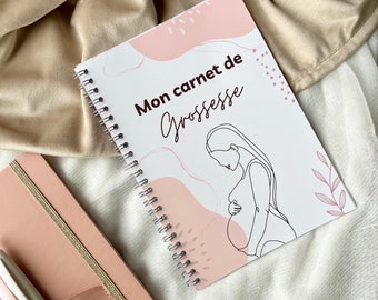 Carnet de grossesse, suivi de grossesse, Journal grossesse, Organisation future maman, livret de suivi grossesse, journal  de bord grossesse