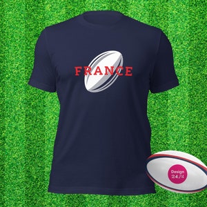 France Rugby Supporter Unisex T-Shirt Blue