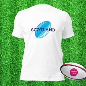 Scotland Rugby Supporter Unisex T-Shirt Blue