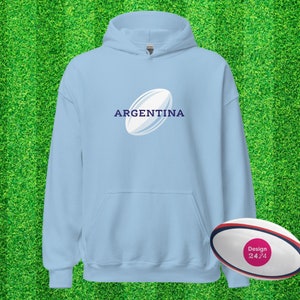 Argentina Rugby Supporter Hoodie Blue