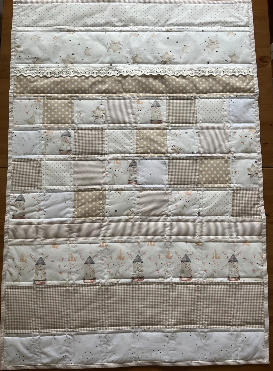 Patchwork Quilting Baby Blanket Hand Quilted Baby Quilts Etsy