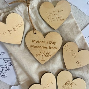 Personal hand drawn Mother’s Day messages