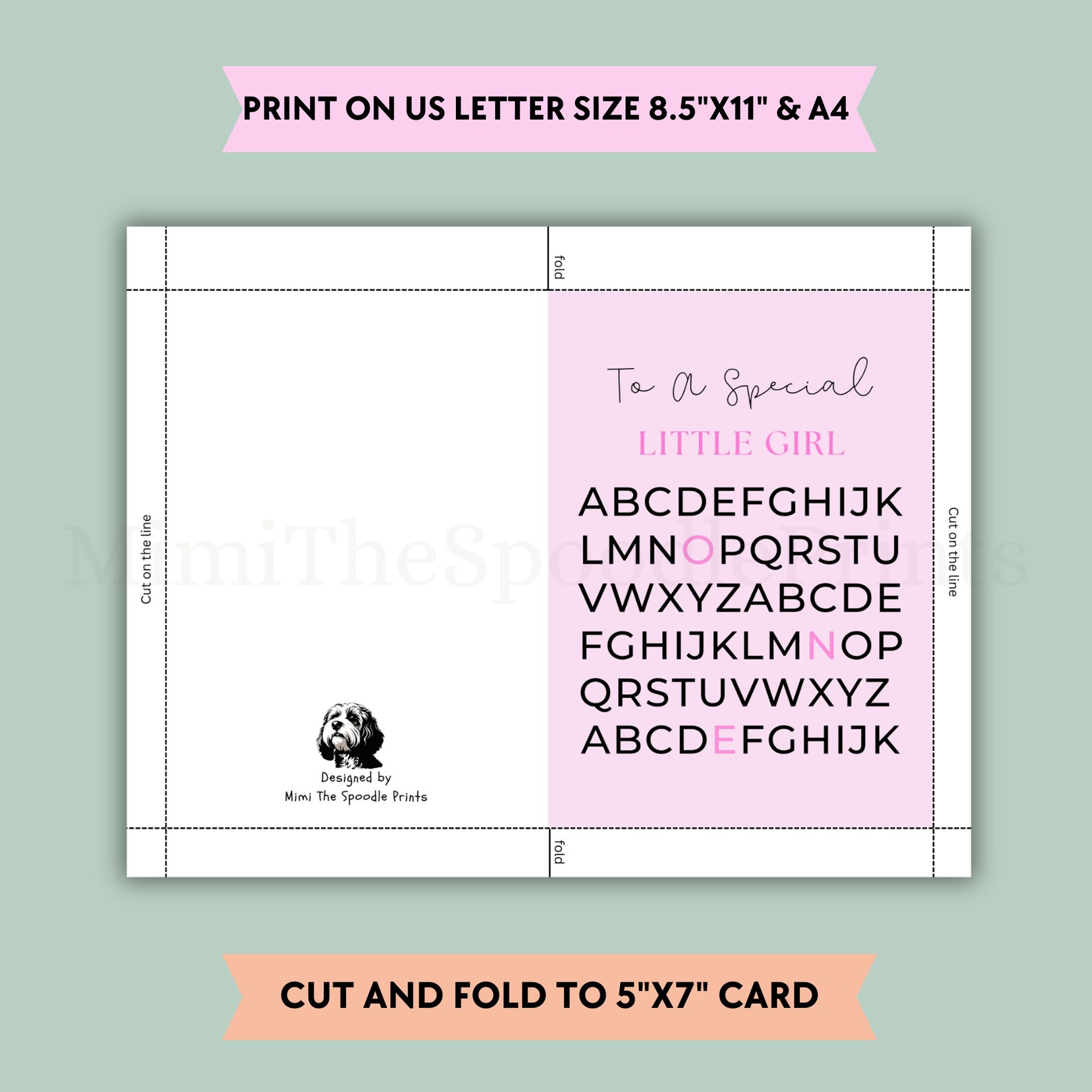 1st Birthday Card Printable, Kids Birthday Card, Happy Birthday ...