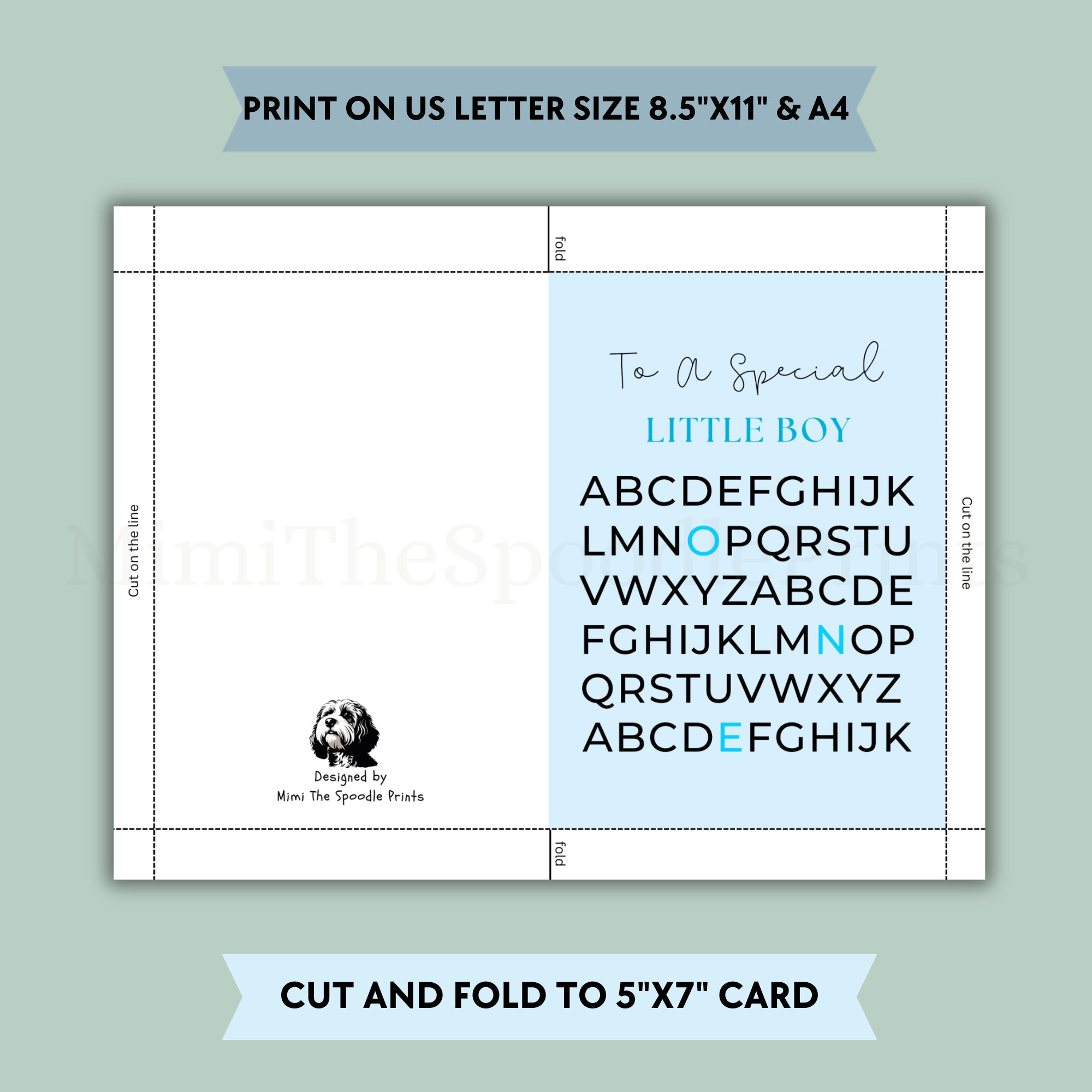 1st Birthday Card Printable, Kids Birthday Card, Happy Birthday ...